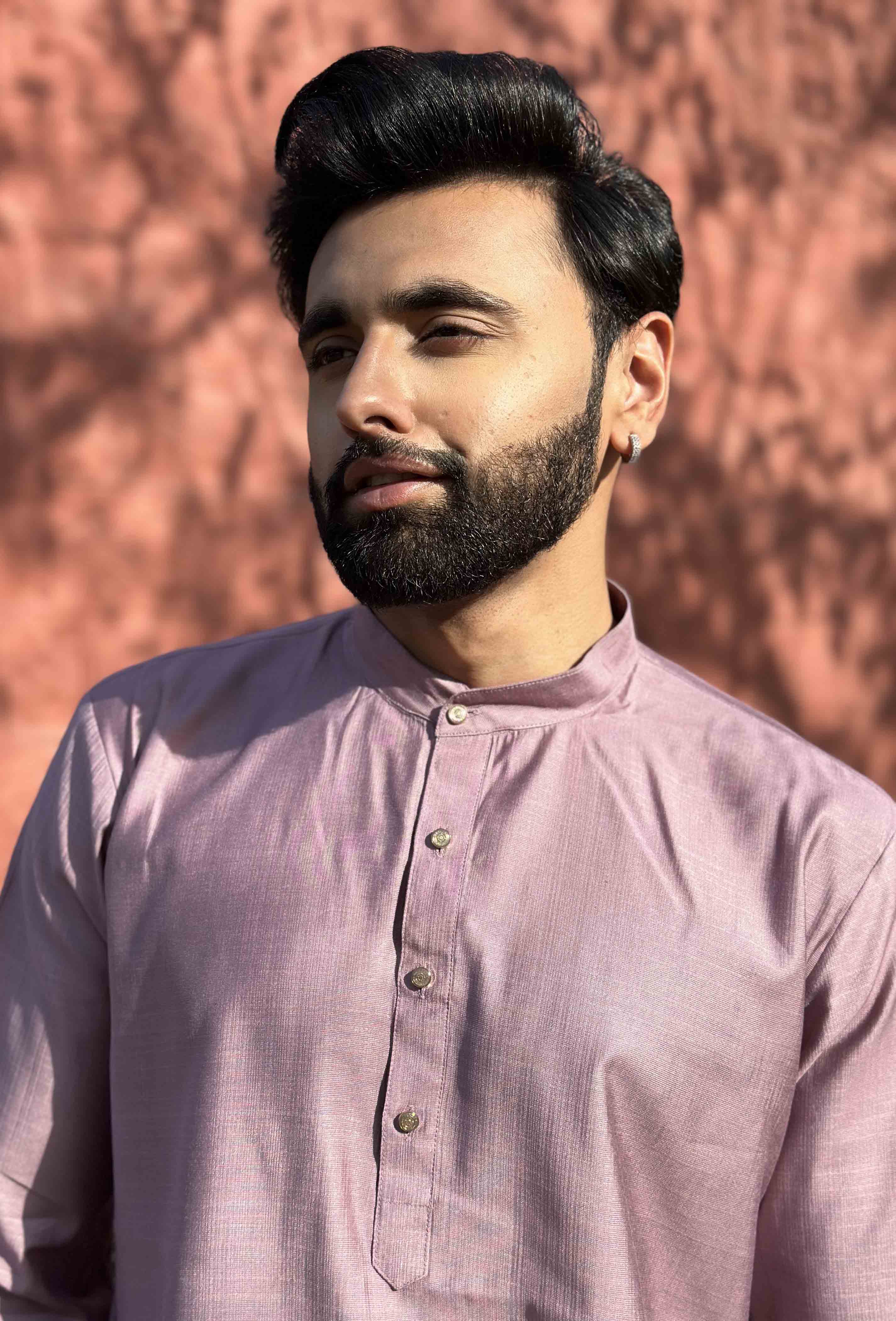 Purple Short Kurta